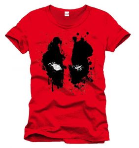 Deadpool T-Shirt Splash Head Size M Cotton Division