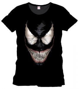 Spider-Man T-Shirt Venom Smile Size M Cotton Division