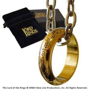 Lord of the Rings Ring The One Ring (gold plated) Noble Collection