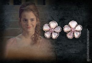 Harry Potter Replica 1/1 Hermione Granger´s Yule Ball Earrings (silver plated) Noble Collection