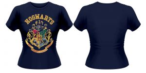 Harry Potter Ladies T-Shirt Hogwarts Crest Size M PHD Merchandise