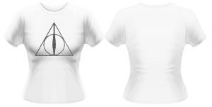 Harry Potter Ladies T-Shirt Deathly Hallows Size M PHD Merchandise