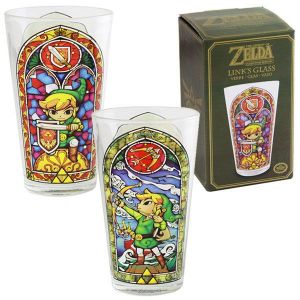 Legend of Zelda Wind Waker Pint Glass Link Paladone Products