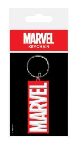 Marvel Comics Rubber Keychain Logo 6 cm Pyramid International