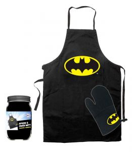 Batman cooking apron with oven mitt Logo SD Toys