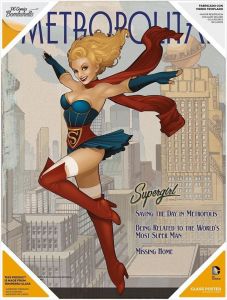 DC Comics Bombshells Glass Poster Supergirl 30 x 40 cm SD Toys