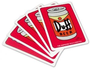 Duff Beer Playing Cards Trim