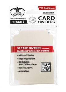 Ultimate Guard Card Dividers Standard Size Sand (10)