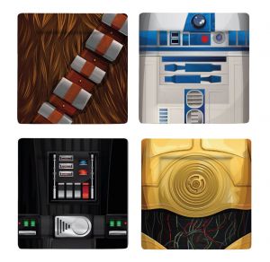 Star Wars Plates 4-Pack Characters Undergroundtoys