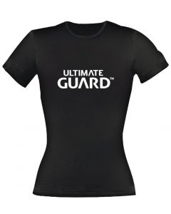 Ultimate Guard Ladies T-Shirt Wordmark Black Size XL