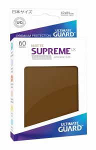 Ultimate Guard Supreme UX Sleeves Japanese Size Matte Brown (60)