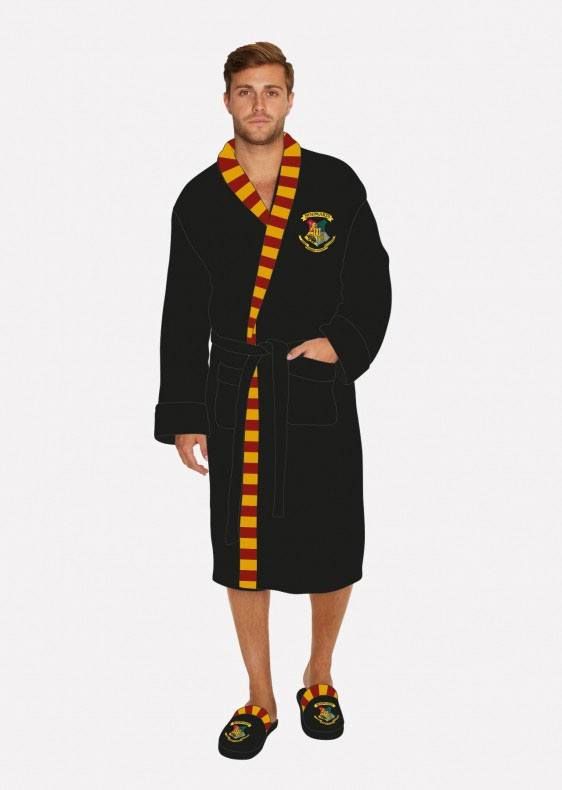 Harry Potter Fleece Bathrobe Hogwarts Groovy