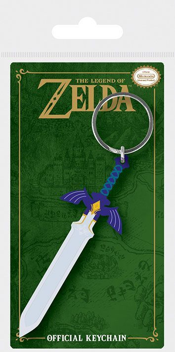 Legend of Zelda Rubber Keychain Master Sword 6 cm Pyramid International