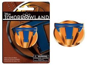 Tomorrowland Pin Badge Blue T Logo Undergroundtoys