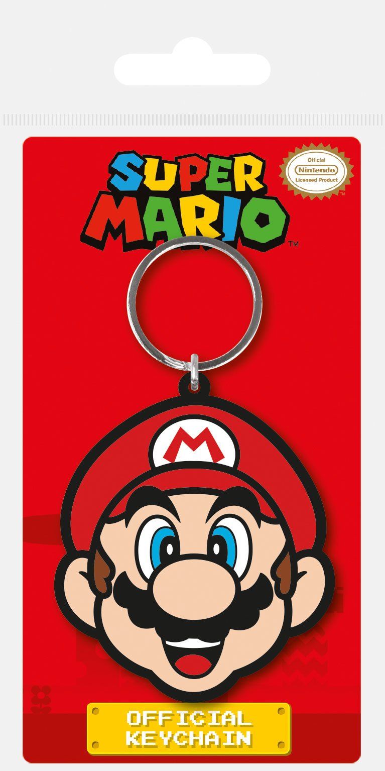Super Mario Rubber Keychain Mario 6 cm Pyramid International