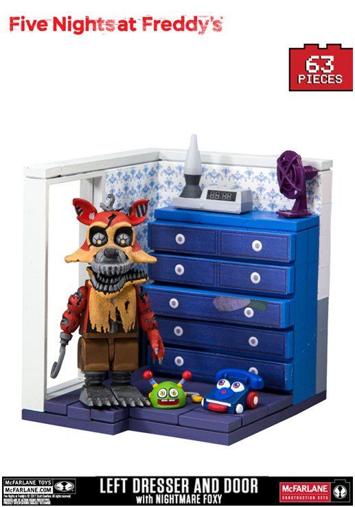 Five Nights at Freddy´s Small Construction Set Left Dresser and Door McFarlane Toys