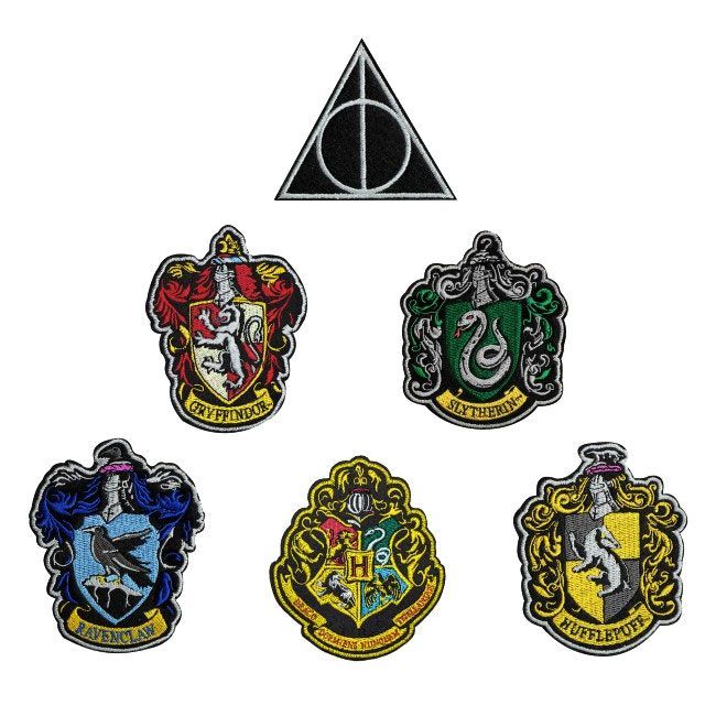 Harry Potter Patches 6-Pack House Crests Cinereplicas