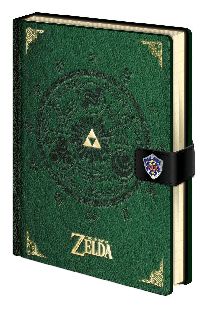 Legend of Zelda Premium Notebook A5 Triforce New Version Pyramid International