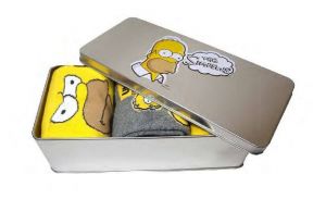Simpsons Socks 3-Pack in a Tin UWear