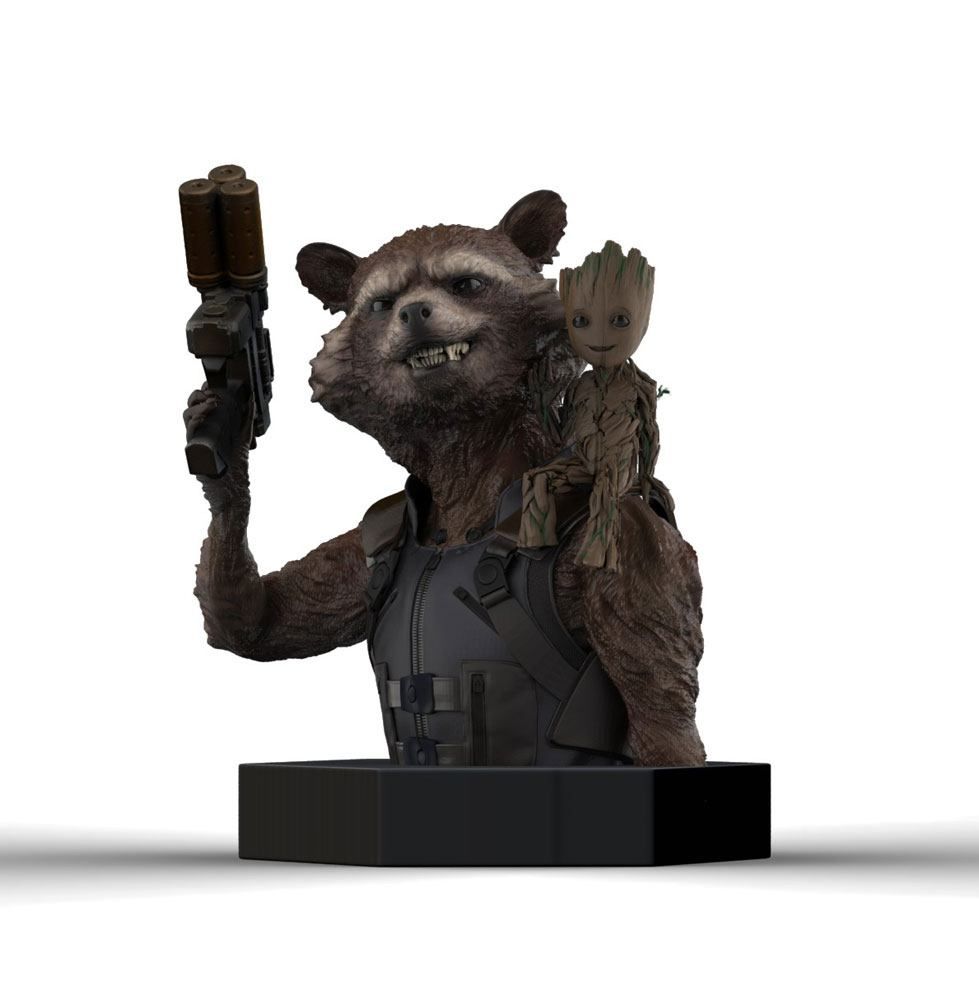 Guardians of the Galaxy Vol. 2 Bust 1/6 Rocket Raccoon & Groot 16 cm Semic