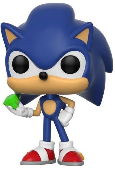 Sonic The Hedgehog POP! Games Vinyl Figure Sonic (Emerald) 9 cm Funko