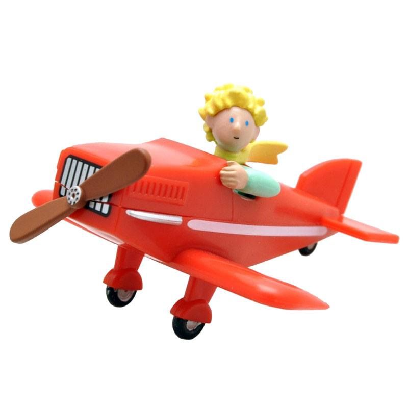 The Little Prince Figure The Little Prince in his plane 7 cm Plastoy
