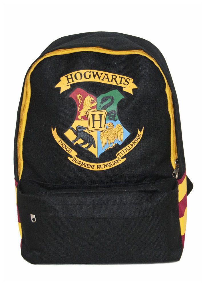 Harry Potter Backpack Hogwarts Striped Shoulder Groovy