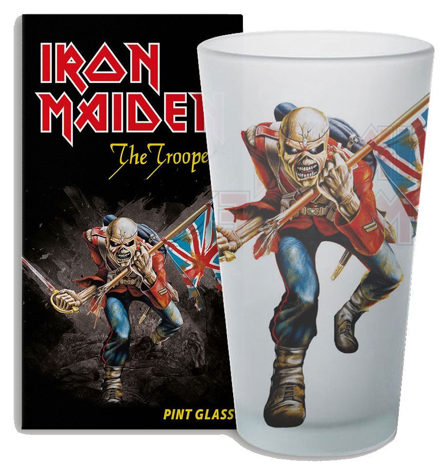 Iron Maiden Pint Glass The Trooper KKL