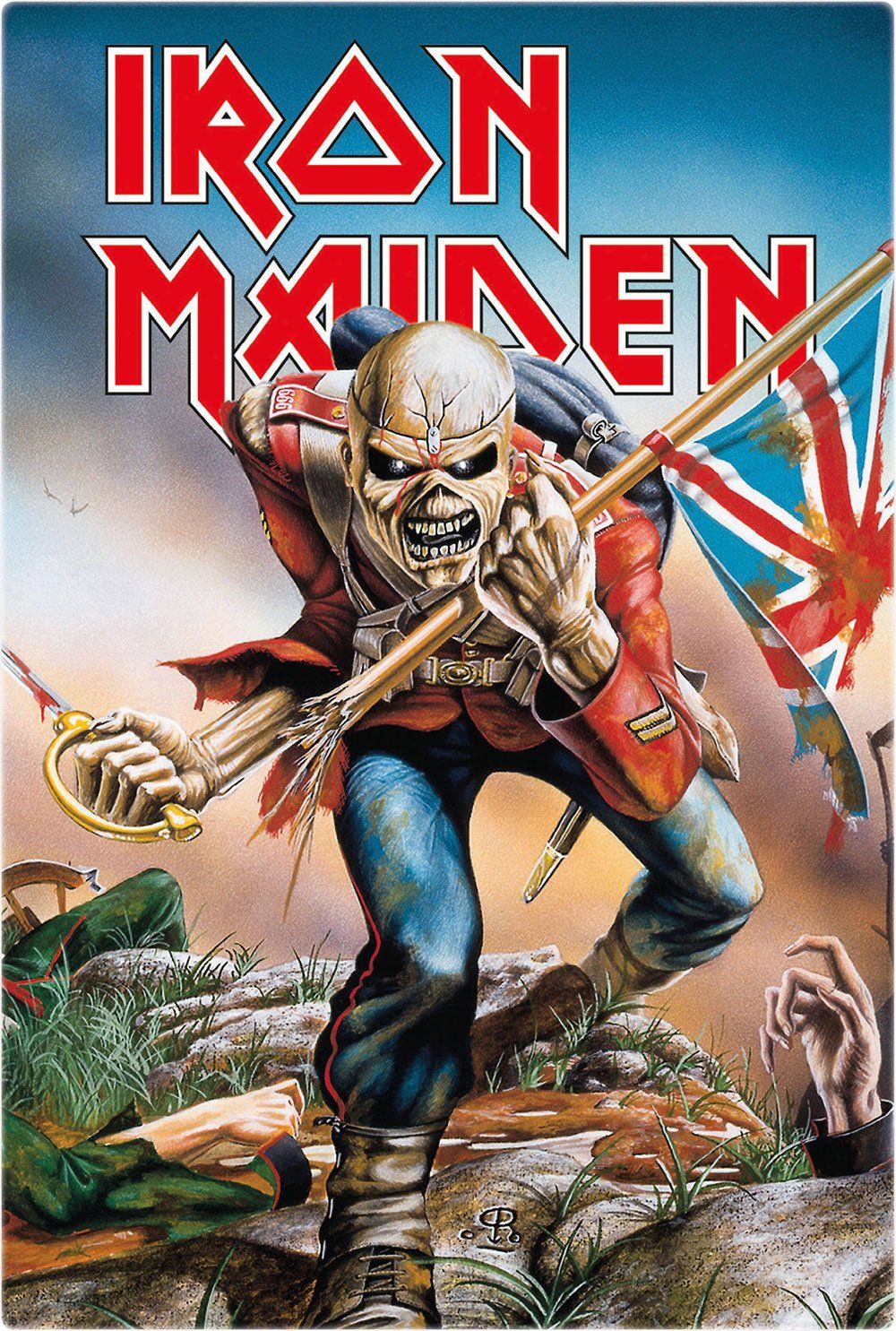 Iron Maiden Tin Sign Trooper 20 x 30 cm KKL