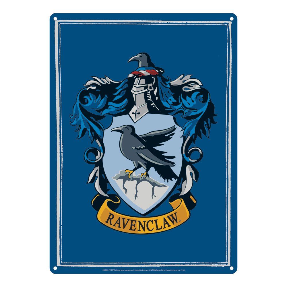 Harry Potter Tin Sign Ravenclaw 21 x 15 cm Half Moon Bay