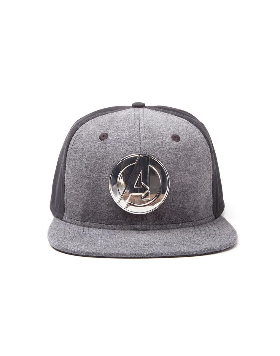 Avengers Snap Back Baseball Cap Metal Logo Difuzed