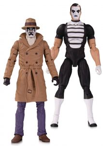 Doomsday Clock Action Figure 2-Pack Rorschach & Mime 18 cm