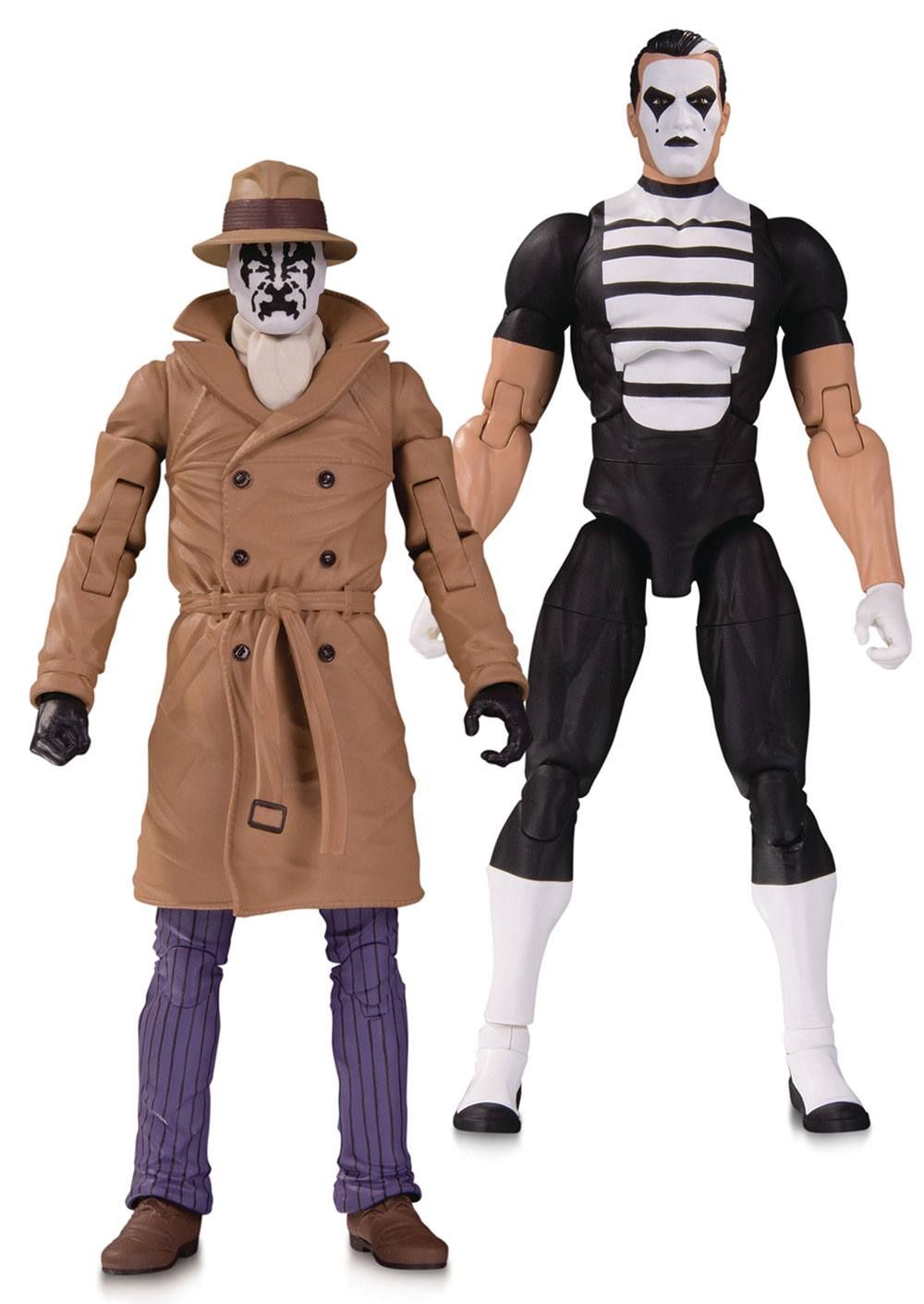 Doomsday Clock Action Figure 2-Pack Rorschach & Mime 18 cm DC Direct