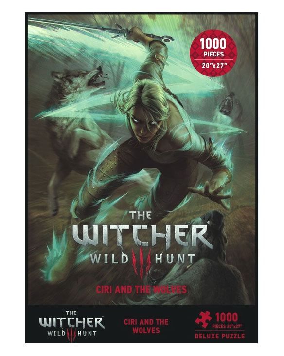 Witcher 3 Wild Hunt Puzzle Ciri and the Wolves Dark Horse