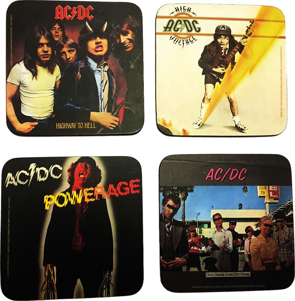 AC/DC Coaster Pack (4) KKL