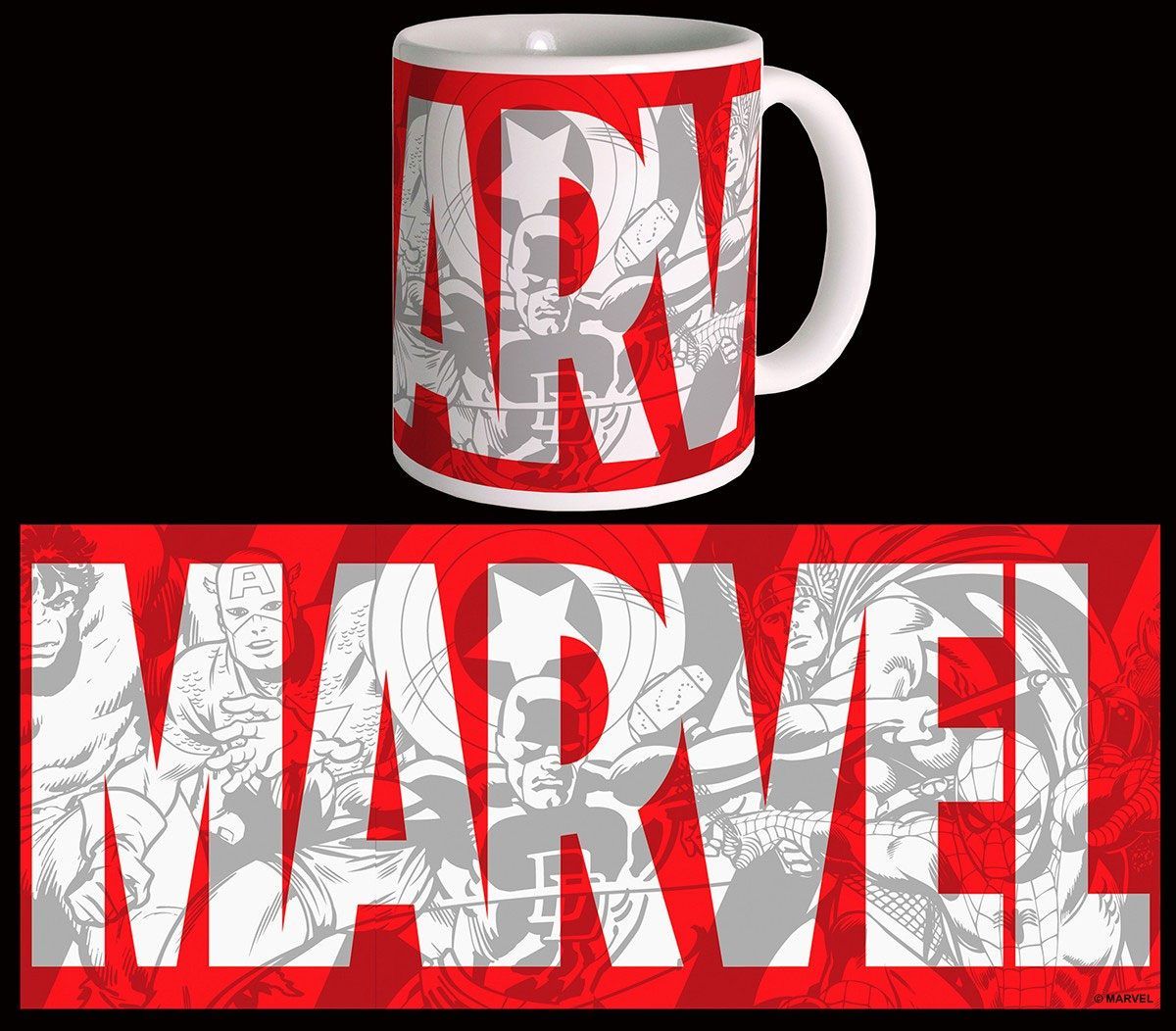 Marvel Comics Mug Big Logo Semic
