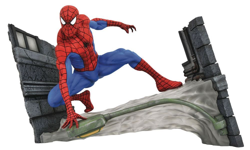 Marvel Comic Gallery PVC Statue Spider-Man Webbing 18 cm Diamond Select