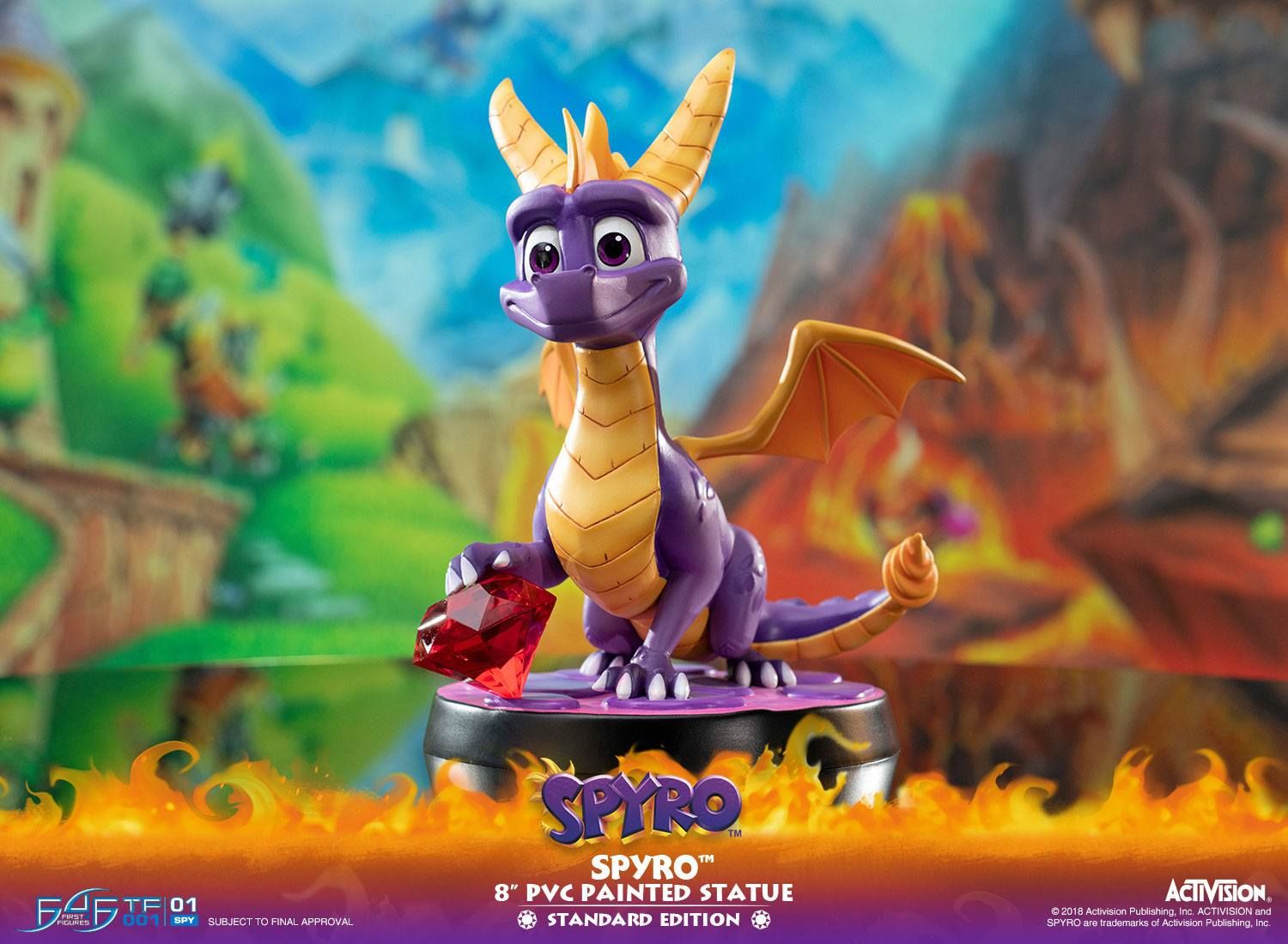 Spyro the Dragon PVC Statue Spyro 20 cm First 4 Figures