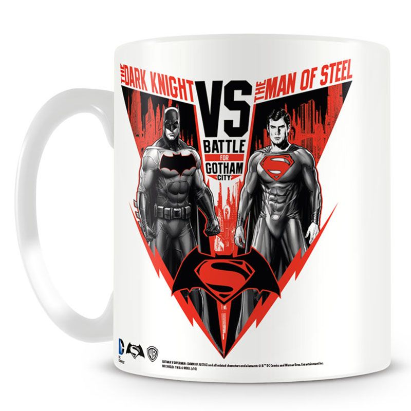 Batman V Superman mug Battle Of Gotham Licenced