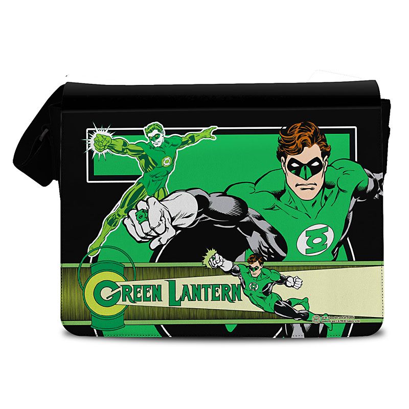 DC Comics Licenced Messenger Bag Green Lantern