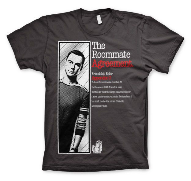 The Roommate Agreement T-Shirt (D.Grey)