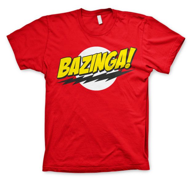 Bazinga Super Logo T-Shirt (Red)