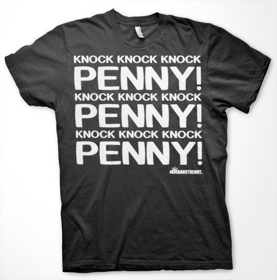 Penny Knock Knock Knock T-Shirt (Black)