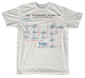 The Friendship Algorithm T-Shirt (White) | L, M, S, XL, XXL