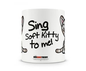 The Big Bang Theory mug Sing Soft Kitty To Me Licenced