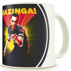 The Big Bang Theory mug Sheldon Says BAZINGA!