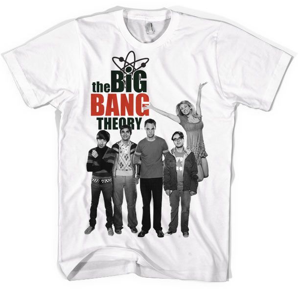 The Big Bang Theory Cast T-Shirt (White)