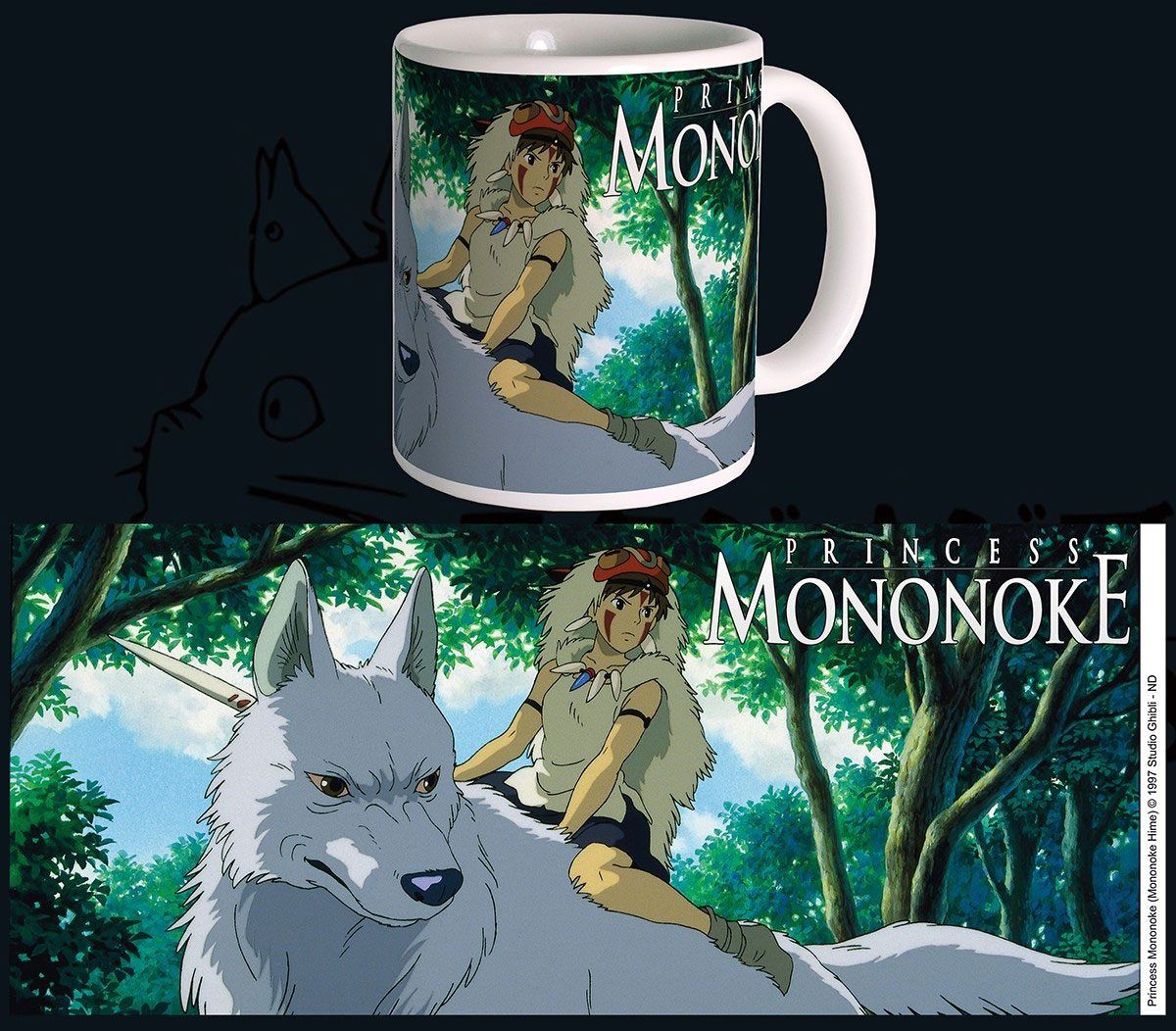Studio Ghibli Mug Princess Mononoke Semic