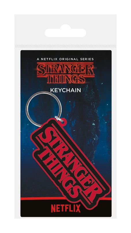 Stranger Things Rubber Keychain Logo 6 cm Pyramid International