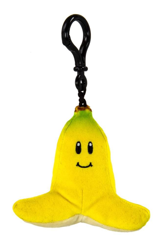 Mario Kart Mocchi-Mocchi Clip On Plush Hanger Banana 10 cm Tomy